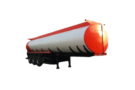 Tri axle tank semi trailer 40m3 fuel tanker trailer