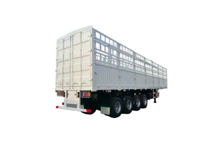 4 axle fence cargo trailer 14.5m