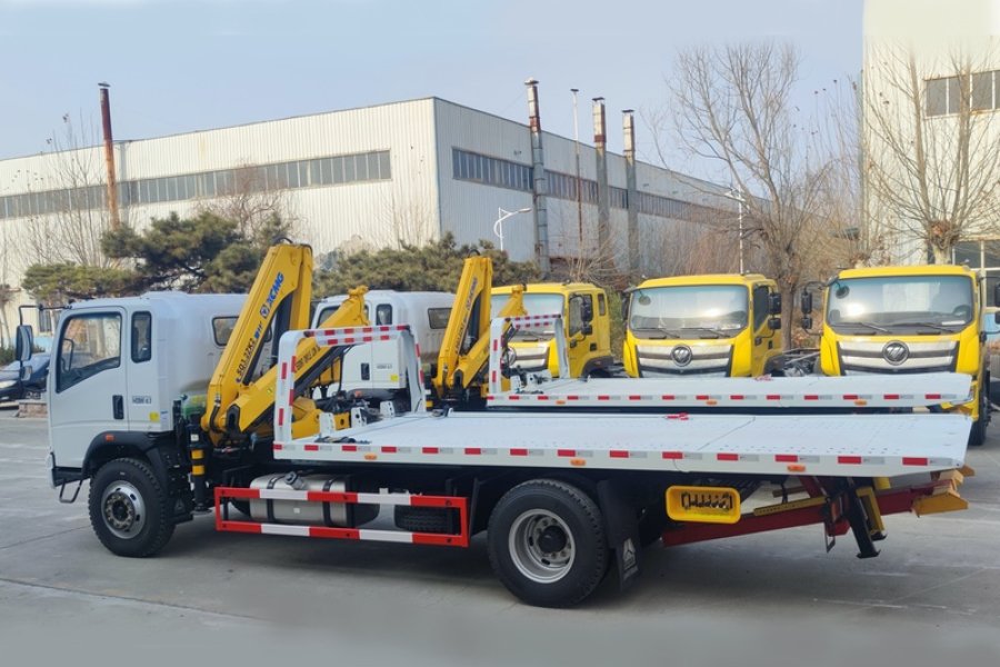 Flatbed tow crane|Breakdown truck for Sale|Crane Salvage|Rollback Tow ...